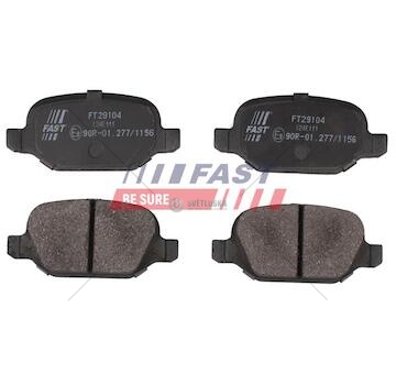 Brzdové destičky alfa 147 /156 00> vzad ft29104