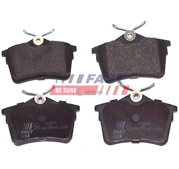 Brzdové destičky citroen berlingo 08> vzad bez sensor ft29515