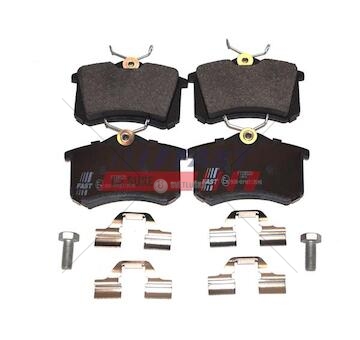 Brzdové destičky citroen berlingo 96> vzad bez sensor ft29520
