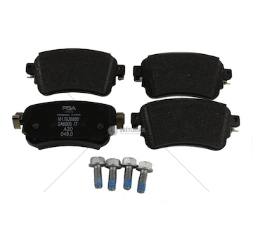 Brzdové destičky citroen jumpy 16> vzad bez sensor 1673603880