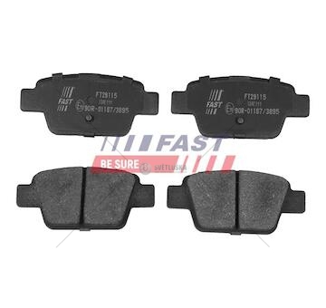 Brzdové destičky fiat stilo 01> vzad bez sensor ft29115