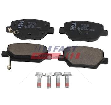 Brzdové destičky fiat tipo 16> vzad bez sensor ft29553