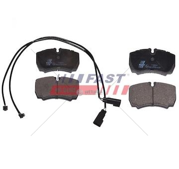Brzdové destičky ford transit 06> vzad 2- senzory brembo ft29544