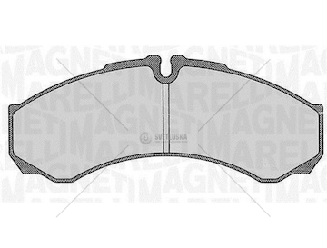 Brzdové destičky iveco daily 00> přední bez sensor 3.0 jtd pf0526