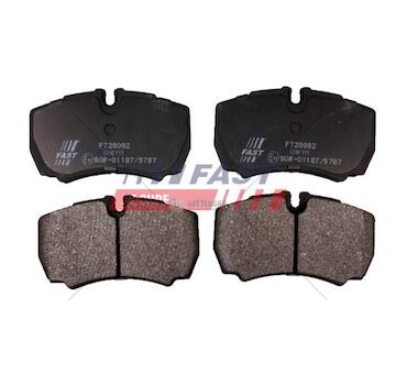 Brzdové destičky iveco daily 00> vzad bez sensor 29l / 35c / 50c ft29092