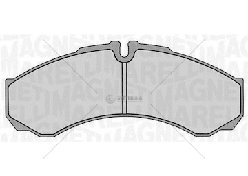 Brzdové destičky iveco daily 00> vzad bez sensor 3.0 jtd pf0283