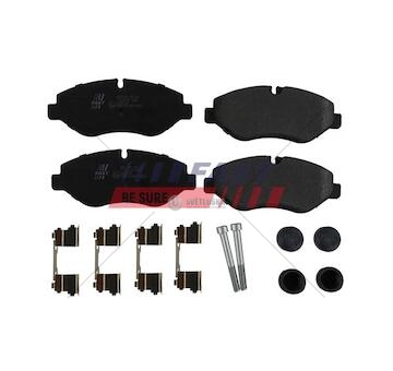 Brzdové destičky iveco daily 06> přední bez sensor 35c14/c16/c18 ft29135