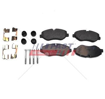 Brzdové destičky iveco daily 06> přední bez sensor 35c14/c16/c18 ft29135hd