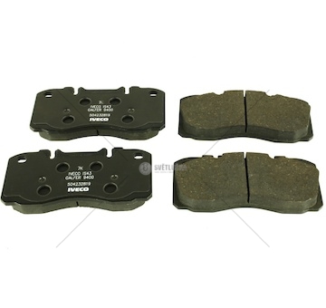 Brzdové destičky iveco daily 06> přední bez sensor 50-60-65c15/c18 42555669