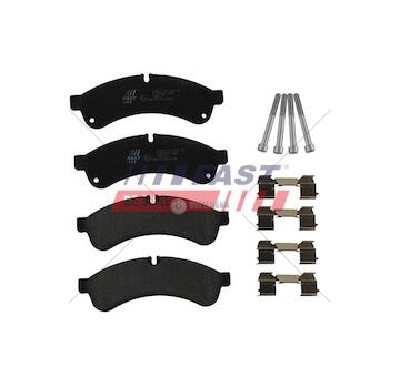 Brzdové destičky iveco daily 06> vzad bez sensor 50-60-65 c15/c18 ft29153