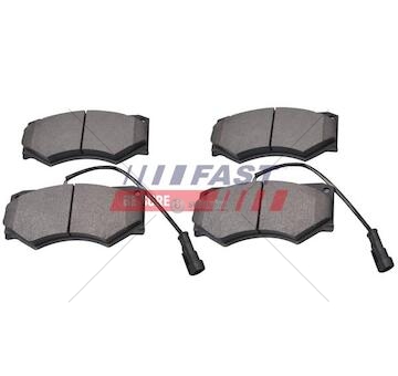 Brzdové destičky iveco daily 90> přední 2- senzory 45.10 - 49.12 turbo ft29055