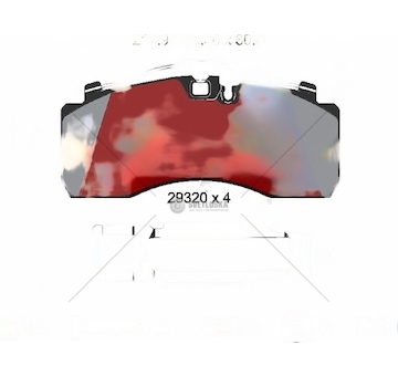 Brzdové destičky MAN T3016 TEXTAR S2932004