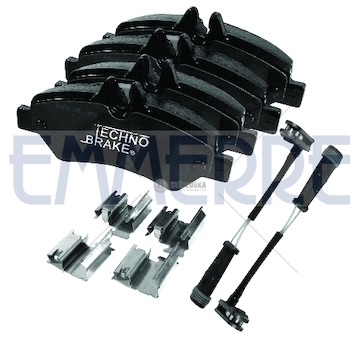 Brzdové destičky MB SPRINTER 906- zadní 06826 960776