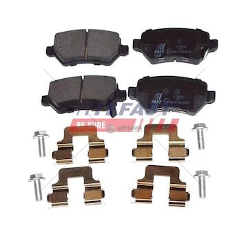 Brzdové destičky opel astra g 98> vzad bez sensor ft29524