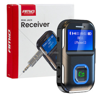 BT přijímač s mini-jackem AMIO-04659