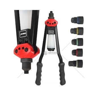 Čelní nýtovací kleště 2.4-6.4mm, 380mm se sběrnou nádobkou MAR-POL