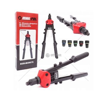 Čelní nýtovací kleště PROFI 2,4-6,4 mm MAR-POL