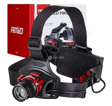 Čelovka LED T6 3600mAh (BATT) AMIO-04665