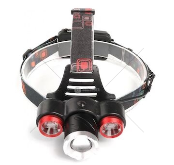 Čelovka (nabíjecí) 3xLED 1xT6+2xQ5 KRAFT&DELE