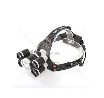 Čelovka (nabíjecí) 5xLED 1xT6 + 4xQ5 KRAFT&DELE