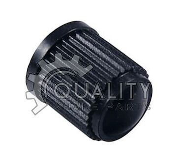 Čepička ventilku plast černá