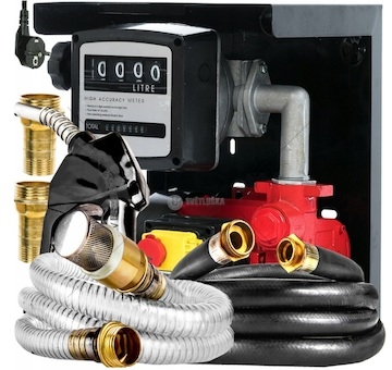 Čerpadlo na naftu s počítadlem 230V ,držákem a hadicí 4m MARPOL