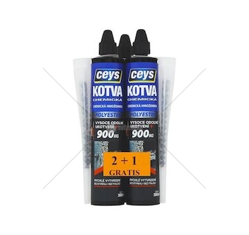 Chemická kotva polyester 300ml CEYS 2+1 GRATIS