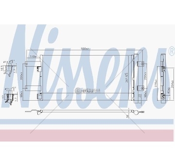 Chladič klimatizace 767x367x16 man tgx, tgs od 10.2007 0195985_A