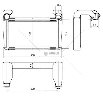 Chladič turba NRF NRF30099