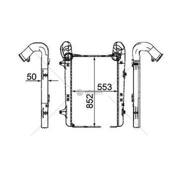 Chladič turba NRF NRF30200