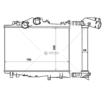 Chladič turba NRF NRF30229