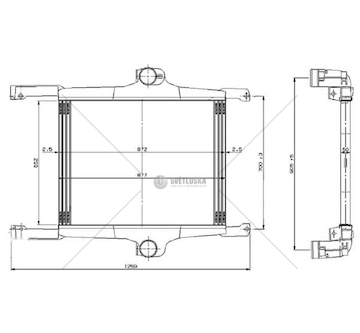 Chladič turba NRF NRF309272