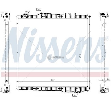 Chladič vody 940x970x40 s rámem scania p,g,r,t dc09.108-dt16.08 od 03.2004 euro 6 0236253_A
