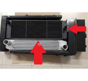 Chladič vody Multicar M30 FUMO-E3