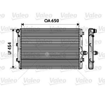 Chladič vw vento 91> 2.0 tdi WVL 734333