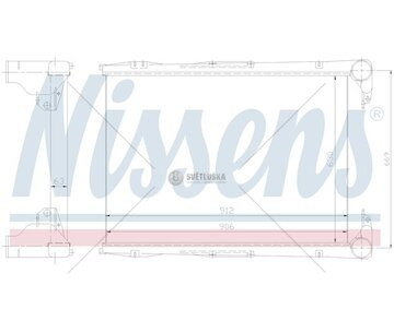 Chladič vzduchu RVI PREMIUM/KERAX 630x826x63