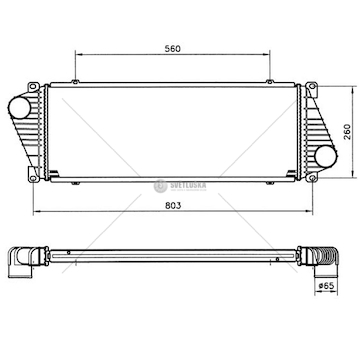 CHLODNICA POWIETRZA MB SPRINTER NRF NRF30830