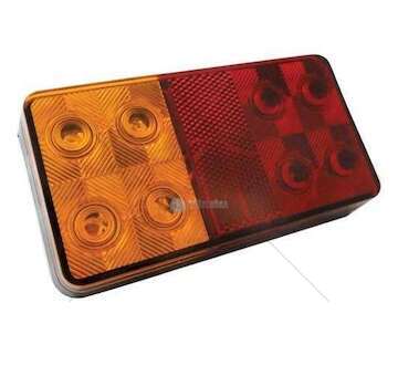 Combination Rearlight FAN.POST.4 FUNZ.LED 12V BLISTER 2 FANALI 247 LIGHTING