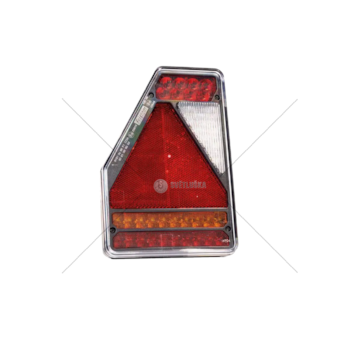 Combination Rearlight UNIV. LED WITH LED REFLECTOR TRIANGLEFT Fristom
