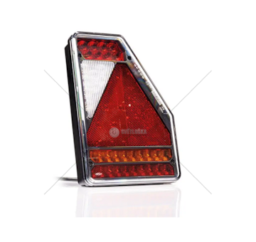 Combination Rearlight UNIV. LED WITH LED REFLECTOR TRIANGRIGHT Fristom