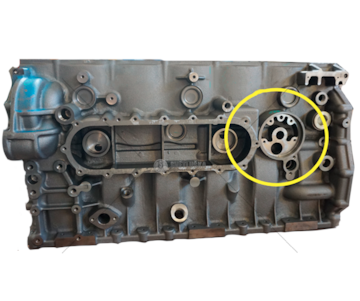 Crankcase F2CFE611 - CURSOR 9 - STRALIS E6 D.117 Mec-Diesel