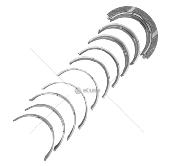 Crankshaft Bearing Set F1AFL411 - DAILY 2.3 - E6 STD Iveco
