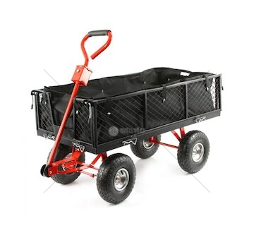 Čtyřkolový přepravní vozík 400kg, s vložkou MAR-POL