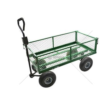 Čtyřkolový přepravní vozík se sklopnými čely i postranicemi 350kg GEKO