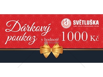 Dárkový poukaz v hodnotě 1000,- Kč