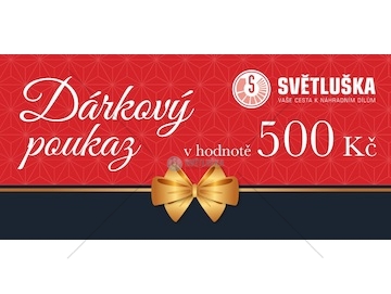 Dárkový poukaz v hodnotě 500,- Kč