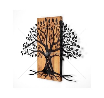 Dekorativní dřevěný nástěnný doplněk - low 382