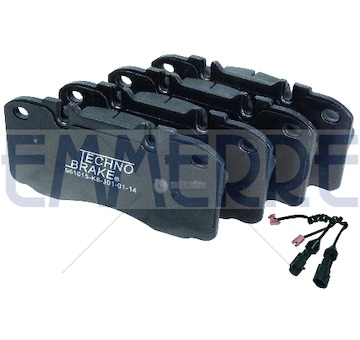 Destičky brzdové IVECO se snímačem IVECO DAILY 06826 961080