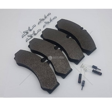 Destičky brzdové Multicar FUMO, M27, M31 včetně senzorů opotřebení  - premium