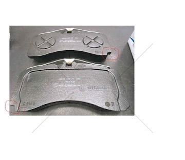 Destičky brzdové SCHMITZ KNORR KNORR K097533K50